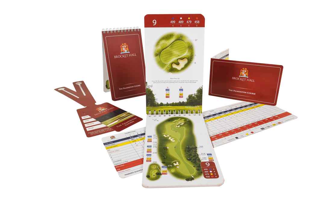 Tour Style Yardage Book